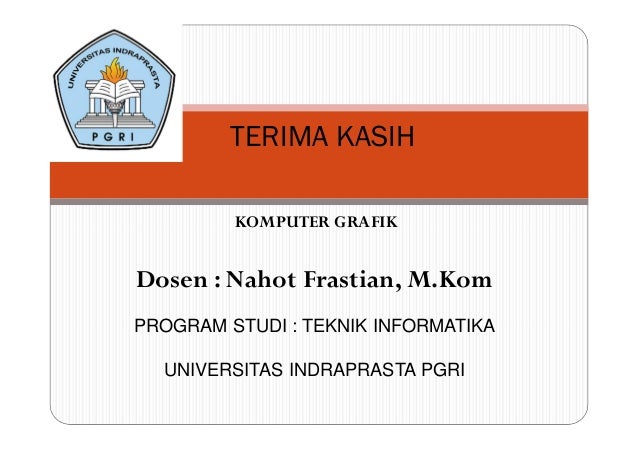 Komputer grafik 1 Komputer grafik 1