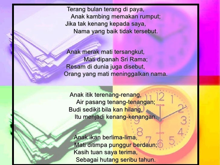 PANTUN BUDI