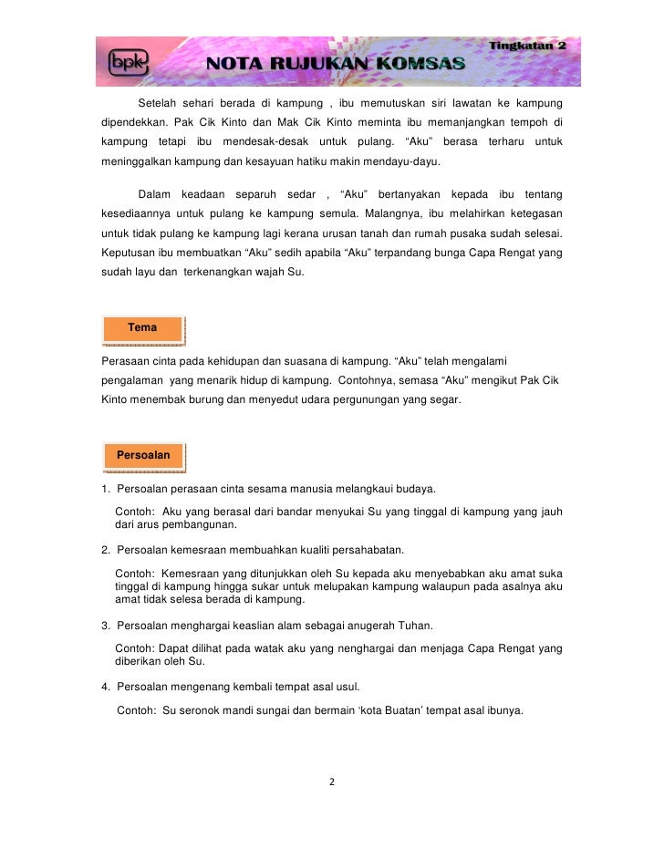 Komsas tingkatan 2 pmr slideshare komsas tingkatan 2 pmr 