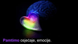 Pamtimo osjećaje, emocije.
 