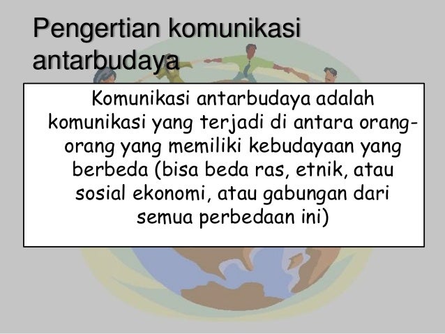 Komunikasi Antarbudaya