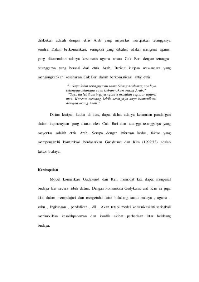 Komunikasi Antar Budaya