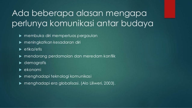 Komunikasi Antarbudaya Dan Komunikasi Organisasi