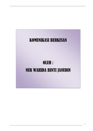 Komunikasi berkesan