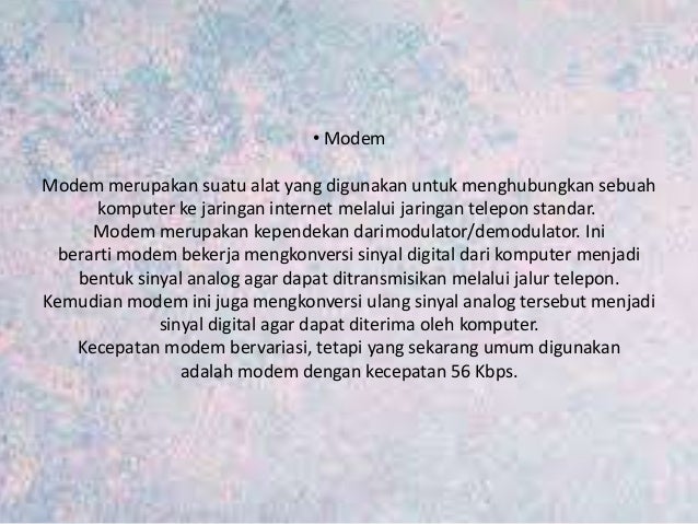 Komunikasi Dalam Jaringan