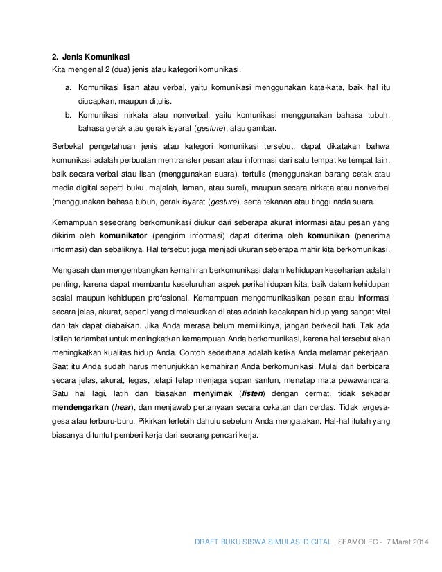 Komunikasi dalam jaringan 7 maret2014