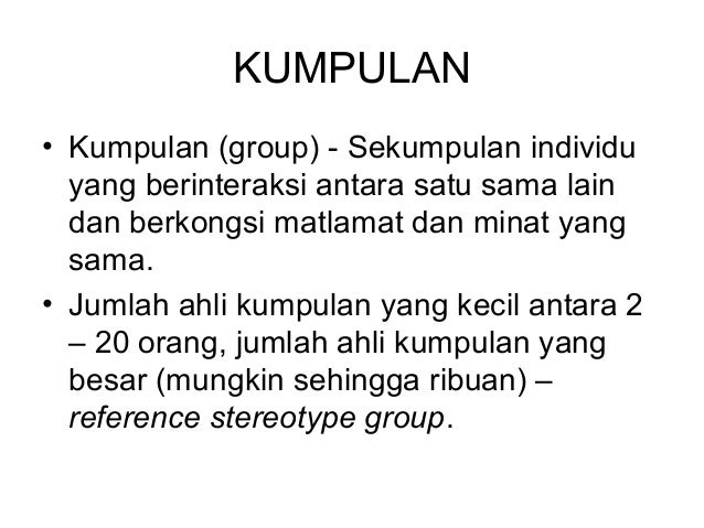 Komunikasi Dan Interaksi Sosial Komunikasi Dalam Kumpulan