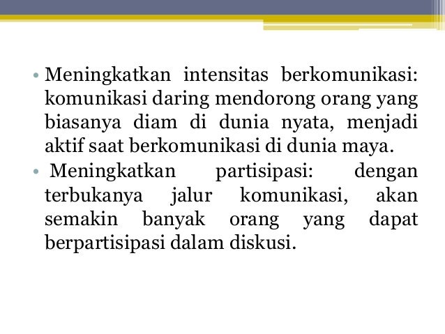 komunikasi dunia nyata Komunikasi daring komunikasi dunia nyata Komunikasi daring
