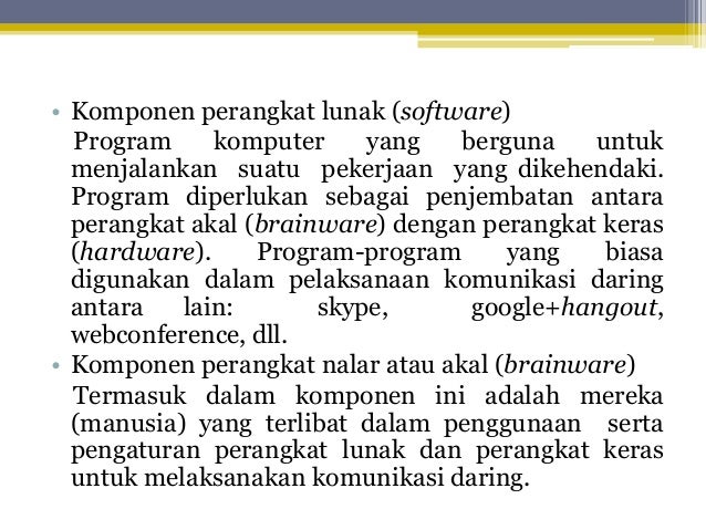 Komunikasi daring Komunikasi daring