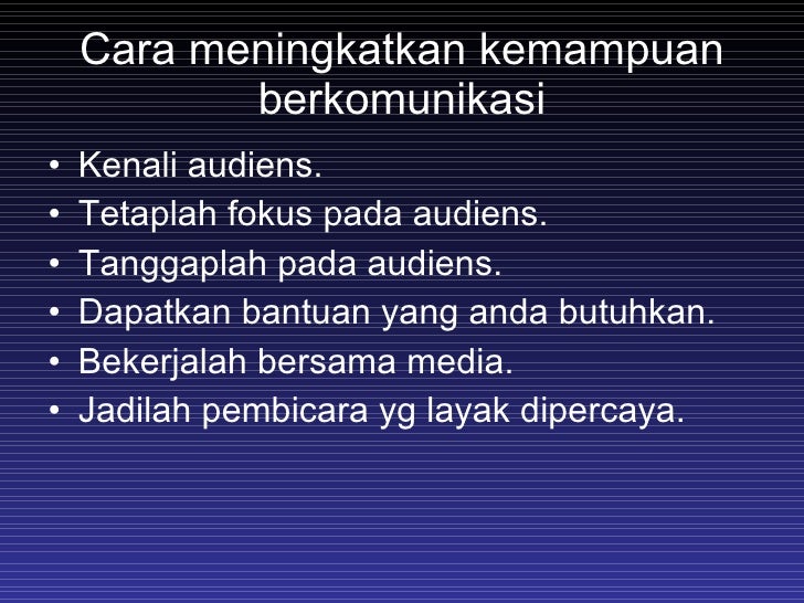 Komunikasi efektif