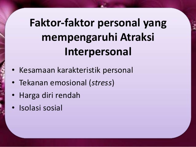 Komunikasi interpersonal
