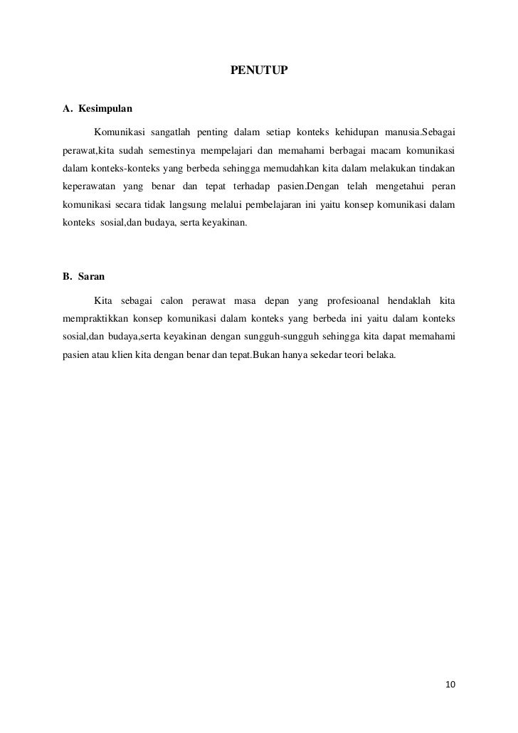 Komunikasi Keperawatan