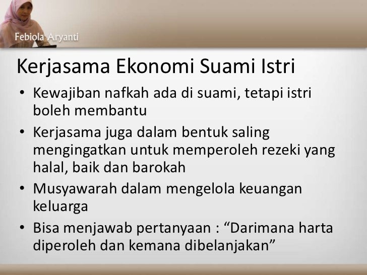 Komunikasi Keuangan Suami Istri Febiola Aryanti Online Courses Medi