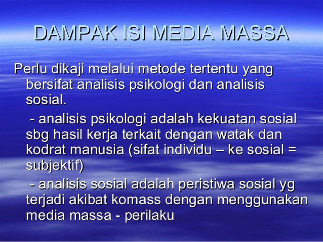Komunikasi Massa