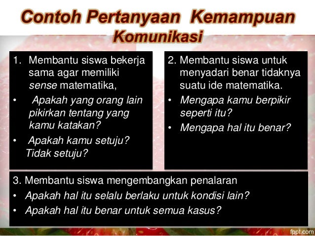 Model Komunikasi Data Komunikasi Matematika