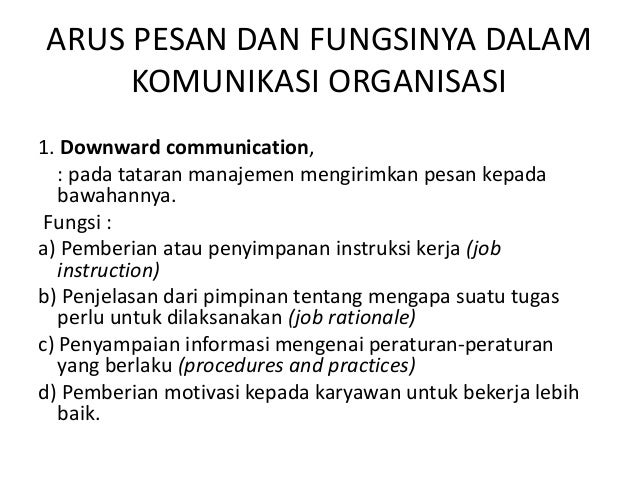 Komunikasi Organisasi