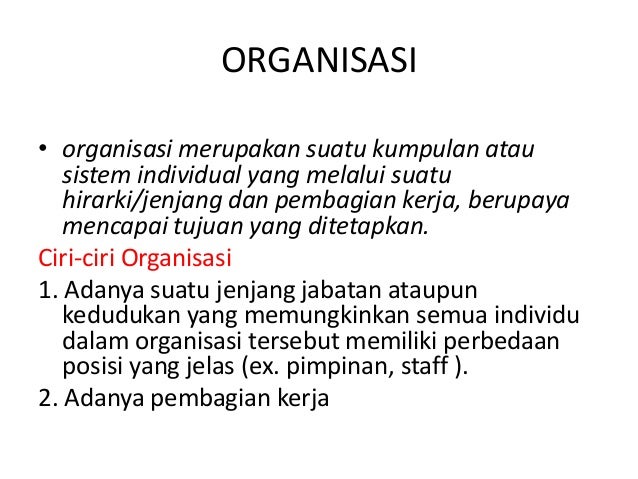 Komunikasi Organisasi