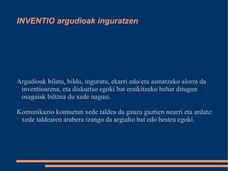 Helburu taldea ere oso da aintzat hartzekoa 