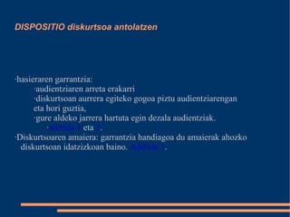 Komunikazio kontuetan xede taldea da gauza guztien neurri eta ardatz: xede taldearen arabera izango da argudio bat edo bestea egoki. 