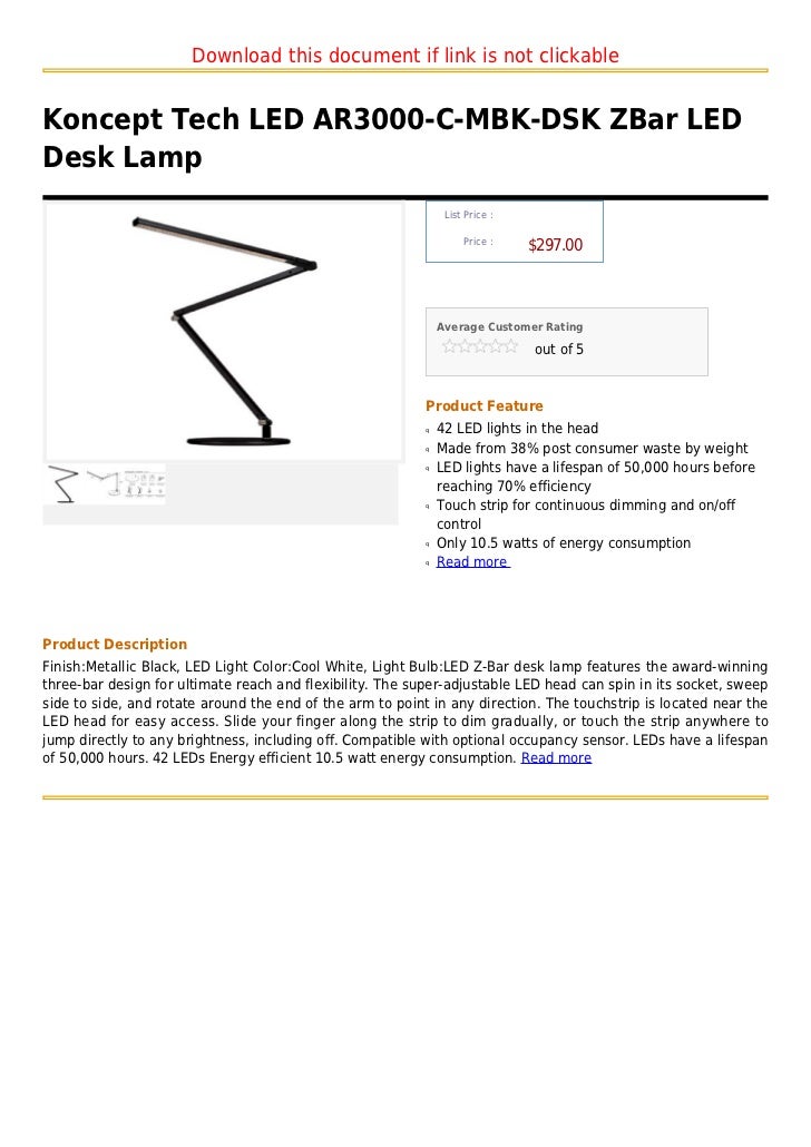koncept z bar desk lamp