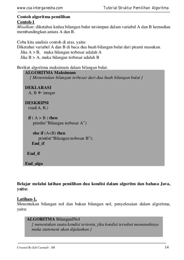 Struktur Dari If Then Adalah Berbagai Struktur