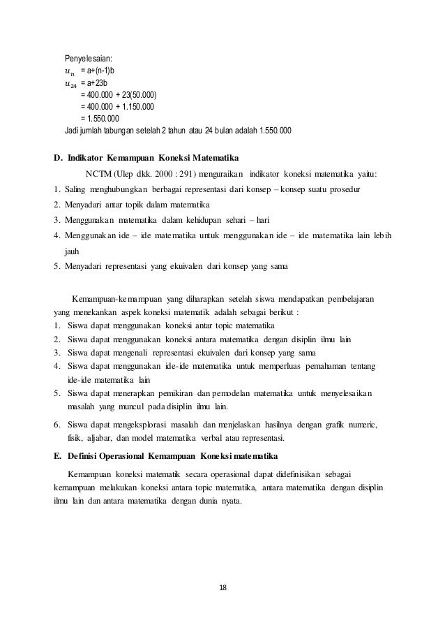 Koneksi Matematika