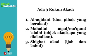 Konesp Akad - Pertemuan 1 Kelas Fikih Muamalah.pptx