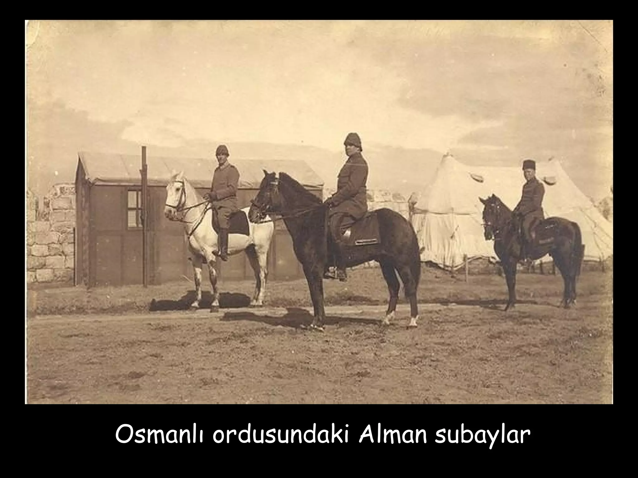 Osmanlı ordusundaki Alman subaylar
 