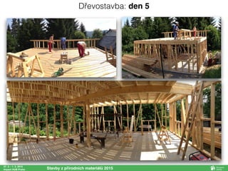 27. 2. - 1. 3. 2015
Impact HUB Praha Stavby z přírodních materiálů 2015
Dřevostavba: den 5
 