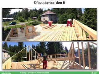 27. 2. - 1. 3. 2015
Impact HUB Praha Stavby z přírodních materiálů 2015
Dřevostavba: den 6
 