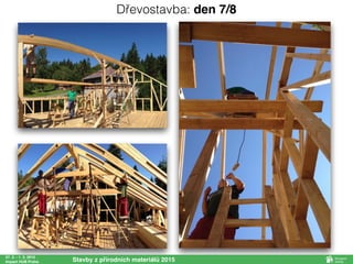 27. 2. - 1. 3. 2015
Impact HUB Praha Stavby z přírodních materiálů 2015
Dřevostavba: den 7/8
 