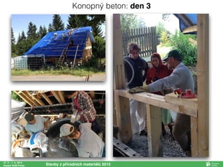 27. 2. - 1. 3. 2015
Impact HUB Praha Stavby z přírodních materiálů 2015
Konopný beton: den 3
 