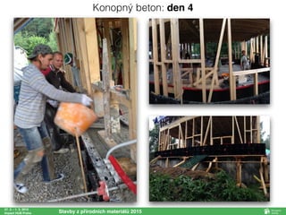 27. 2. - 1. 3. 2015
Impact HUB Praha Stavby z přírodních materiálů 2015
Konopný beton: den 4
 
