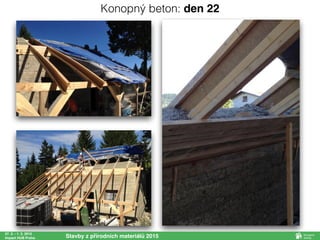 27. 2. - 1. 3. 2015
Impact HUB Praha Stavby z přírodních materiálů 2015
Konopný beton: den 22
 