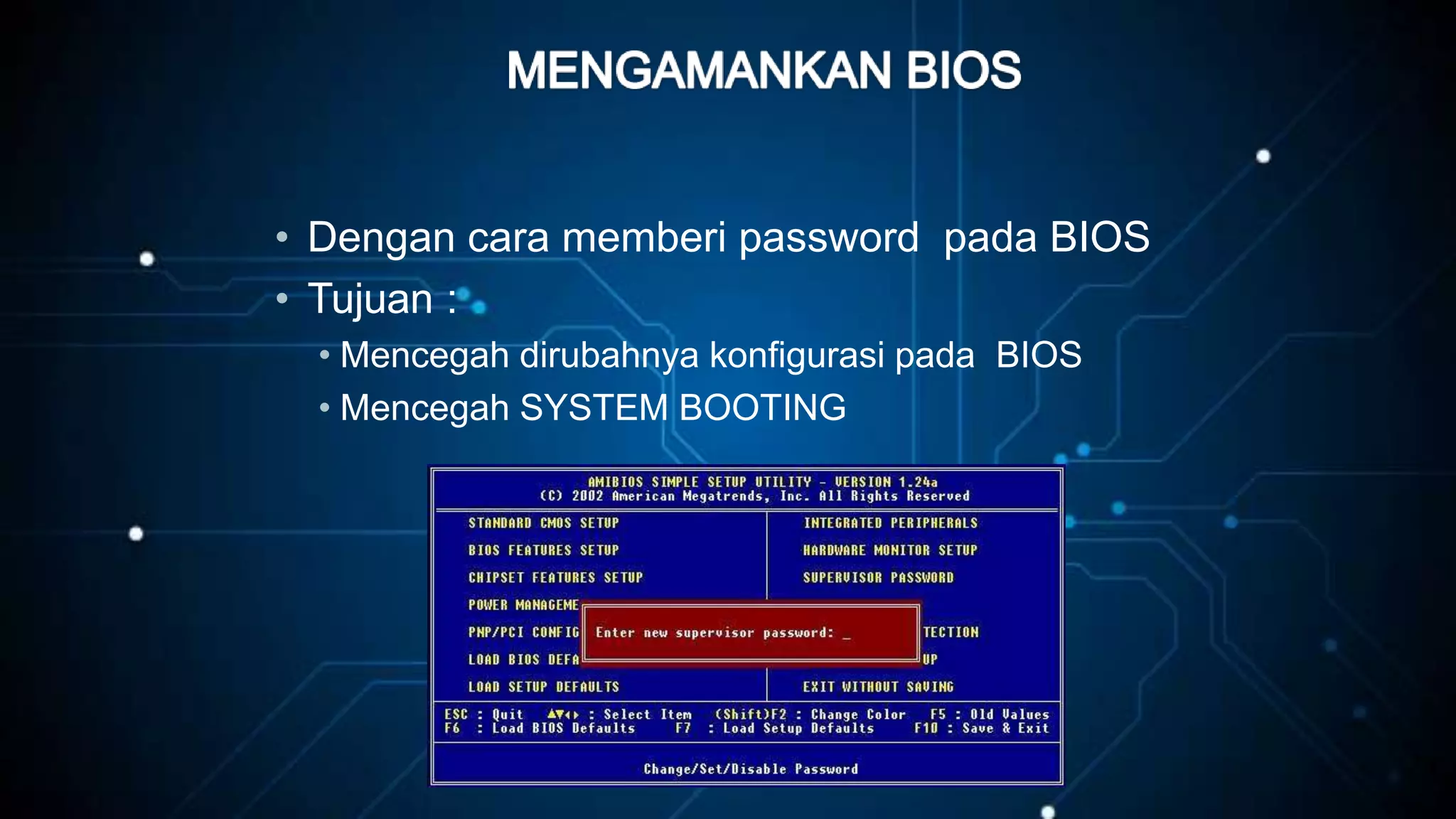 Konfigurasi bios | PPTX