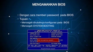 Konfigurasi bios | PPTX