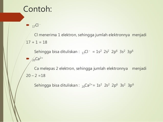 Konfigurasi Elektron