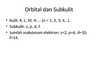Subkulit S.pdf Konfigurasi_Elektron.pptx tentang kimia kelas 10 | PPTX