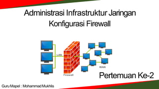 Konfigurasi firewall | PPTX