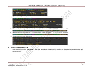 Konfigurasi Routing Statik di MikroTik | PDF
