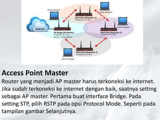 Konfigurasi wds pada mikrotik | PPTX