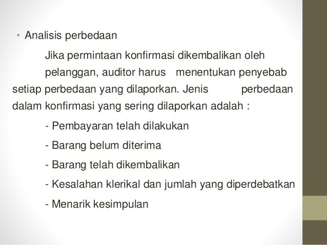 Konfirmasi Saldo Piutang