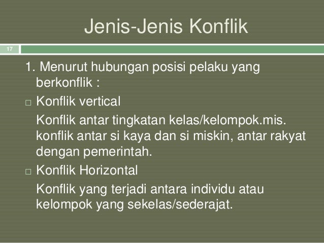 Konflik Dalam Tinjauan Sosiologi