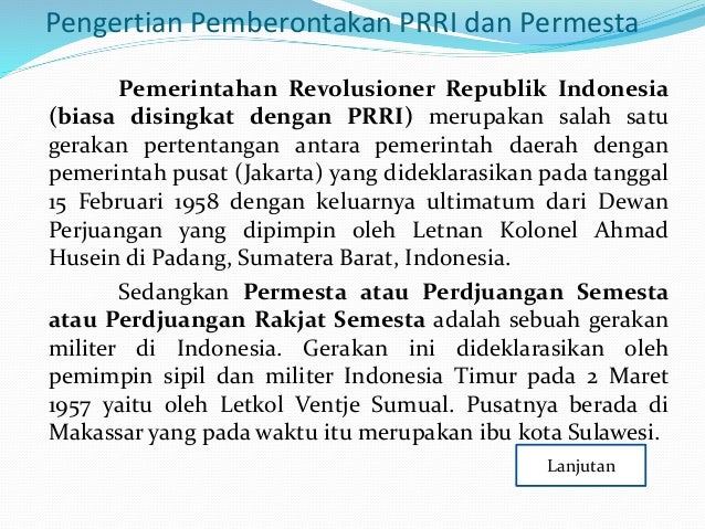 Konflik Dan Pergolakan Yang Berkait Dengan Sistem Pemerintahan