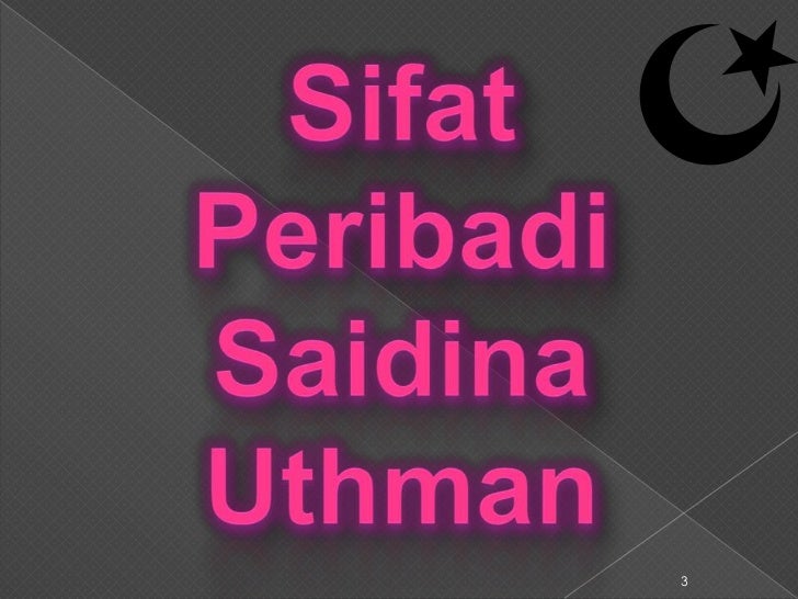 Konflik pada zaman saidina uthman new one