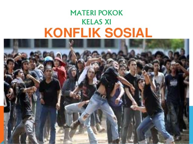 Konflik Sosial
