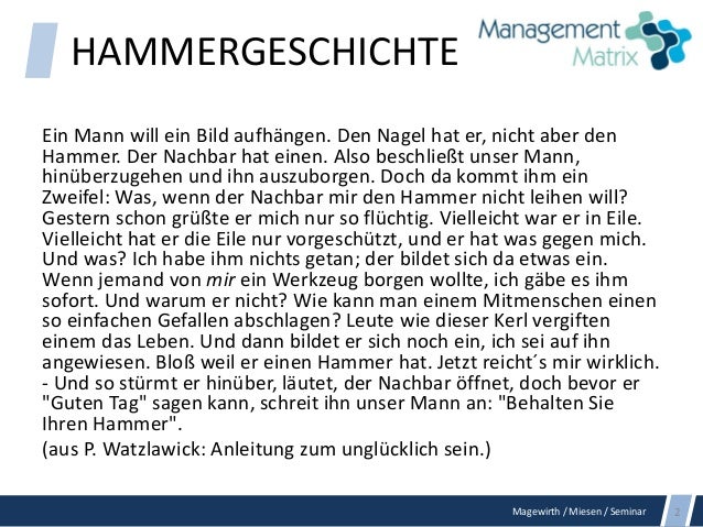 Die Geschichte Mit Dem Hammer Interpretation de.slideshare.net