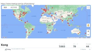 THE CLOUD CONNECTIVITY COMPANY
58
© Kong Inc.
https://www.meetup.com/ja-JP/pro/kong/
 