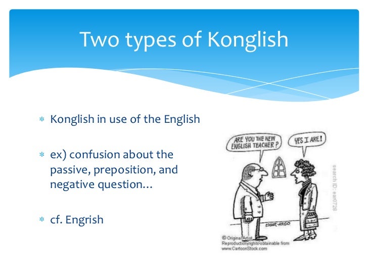 Konglish presentation