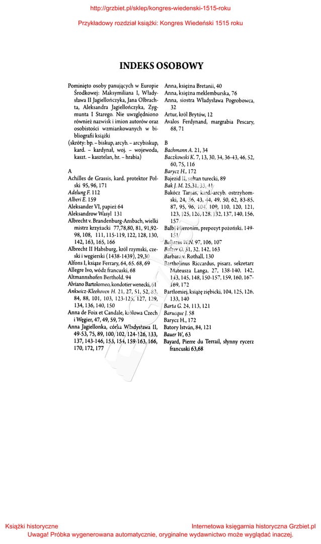 Kongres wiedenski-1515-roku | PDF